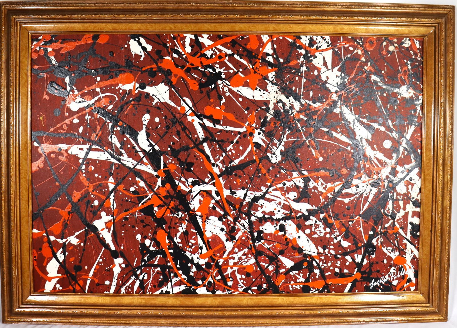 Jackson Pollock Style Abstract Expressionist Drip - 2