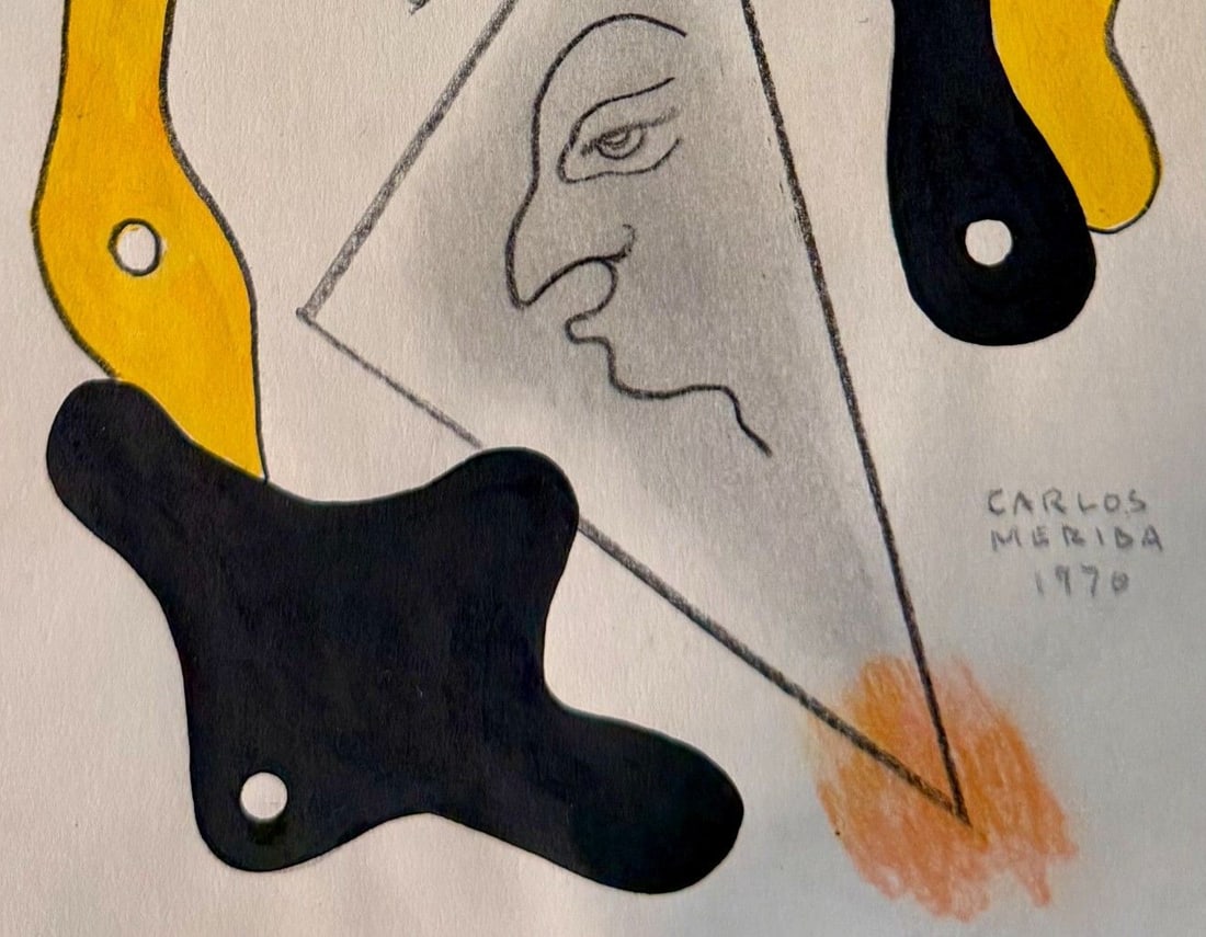 Carlos Merida (1970) Abstract Composition with Pr - 2