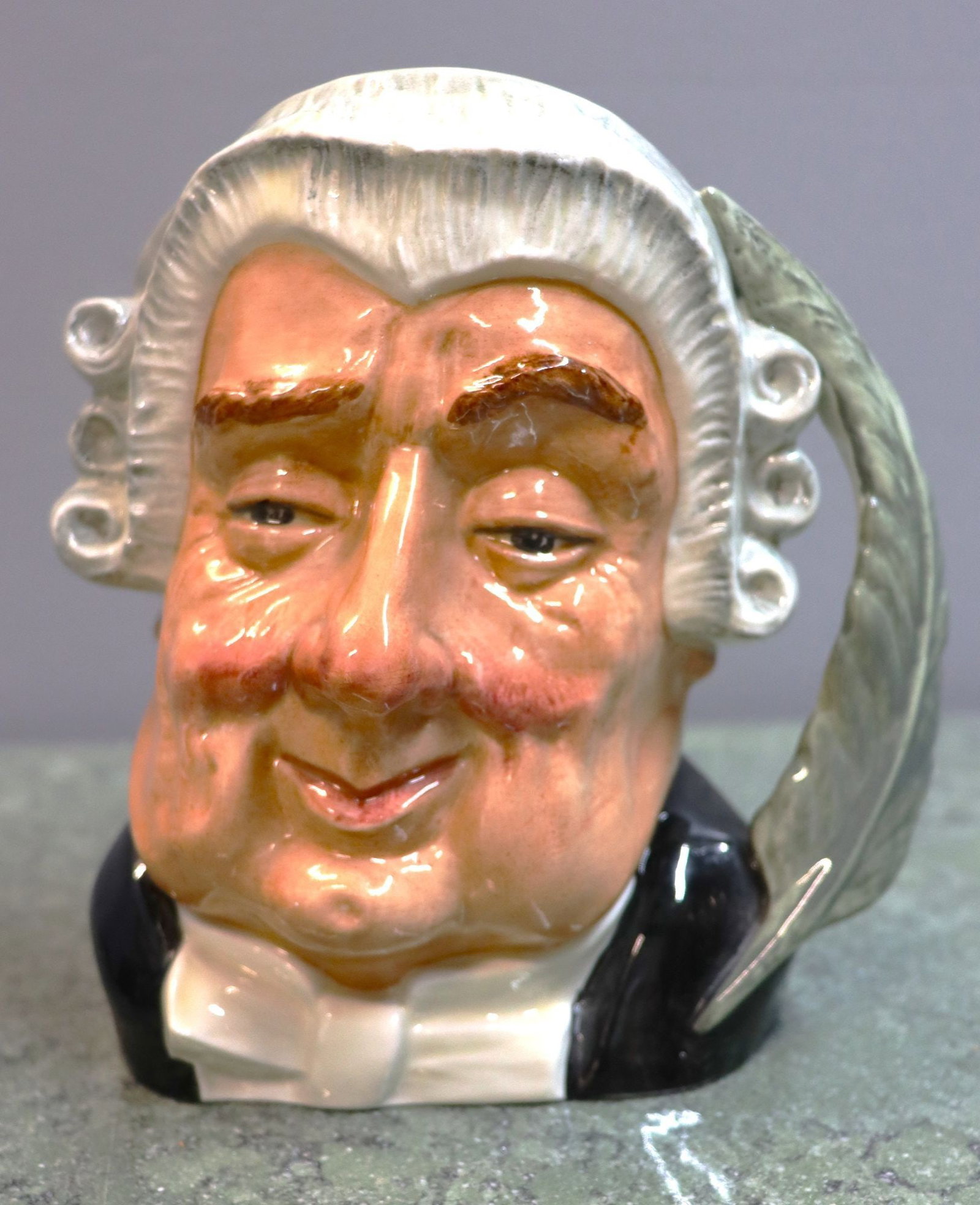 Royal Doulton Toby Jug "The Lawyer" D6504, Design (1 of 5)
