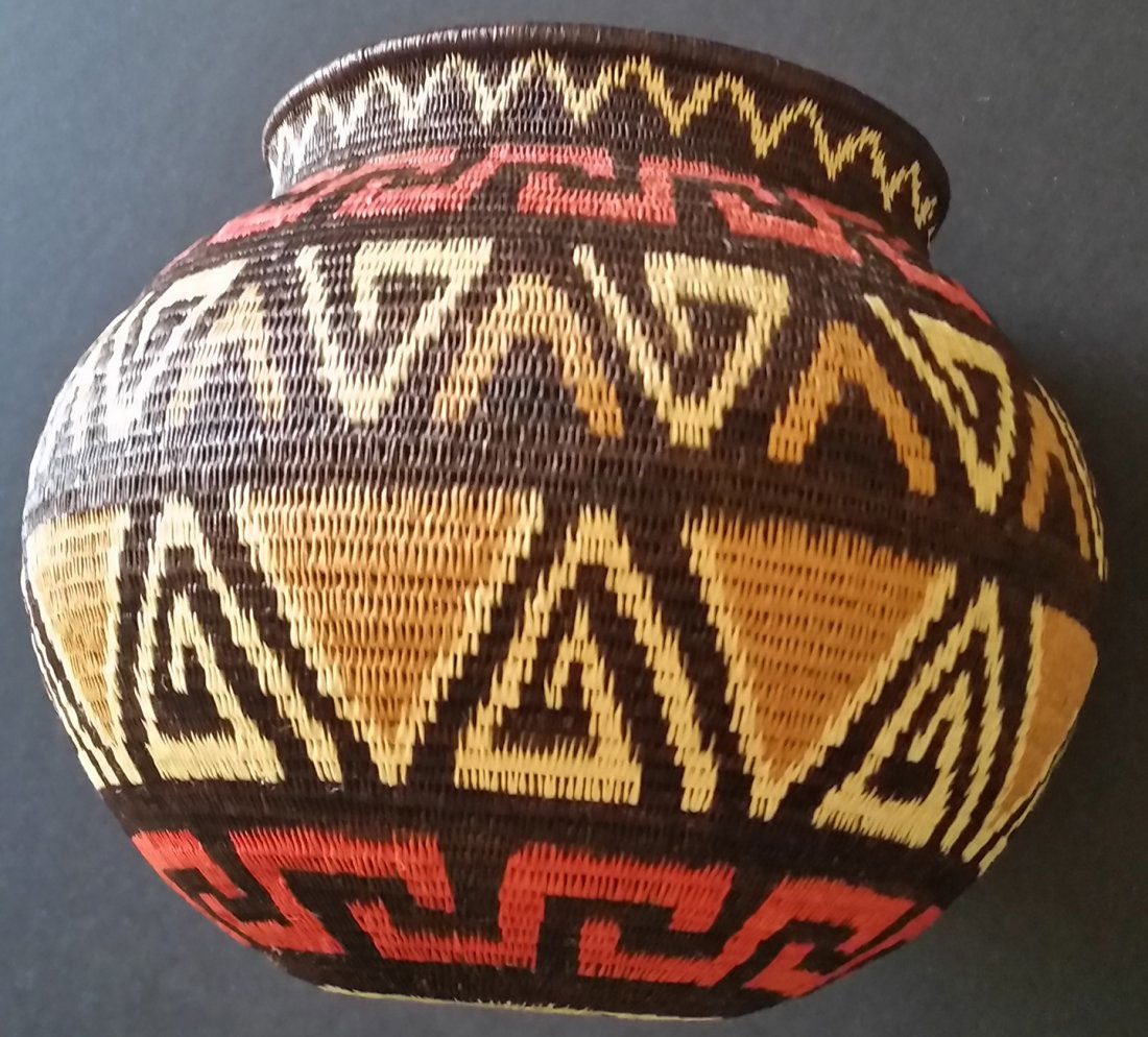 PAIUTE POLY CHROME HORSEHAIR BASKET (1 of 7)