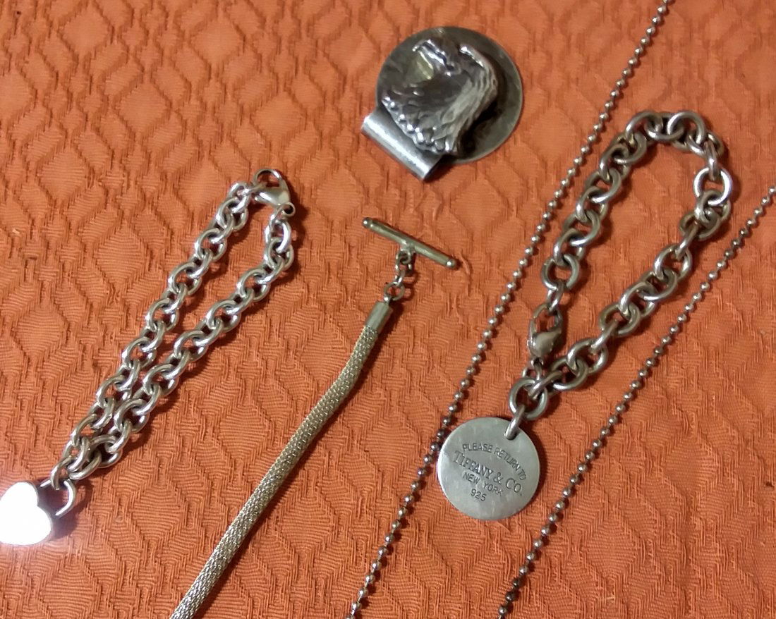 Sterling silver Tiffany and Company jewelry lot (1 of 1)