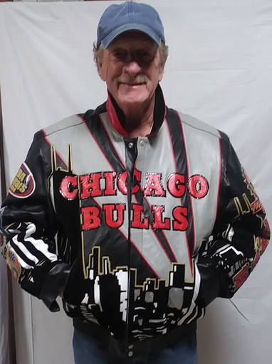NBA Jeff Hamilton Miami Heat Black Leather Jacket
