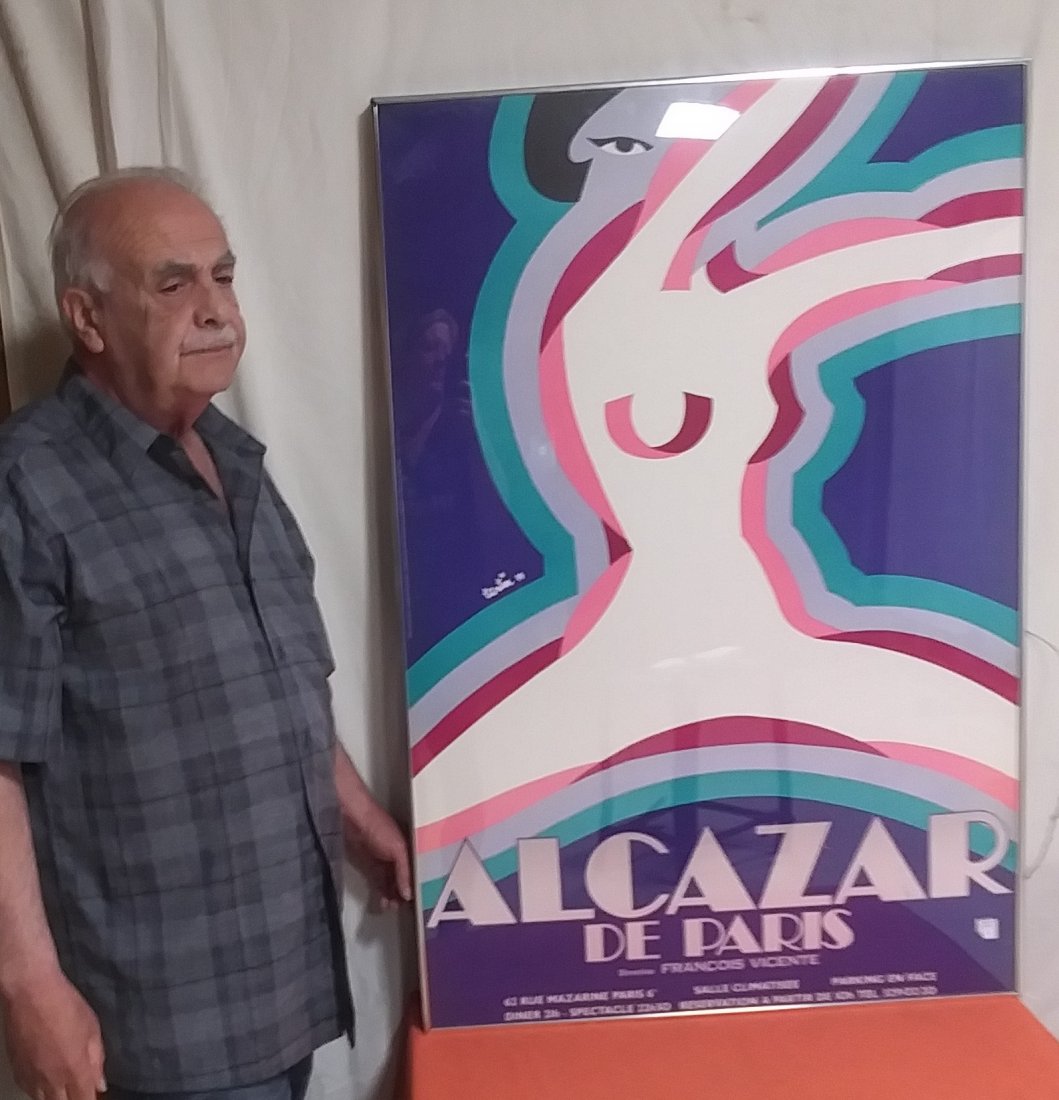 Framed French poster Alcazar: Framed French poster Alcazar