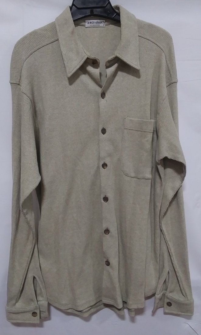 Giorgio Armani's Men's long sleeve size M: Giorgio Armani's Men's long sleeve size Medium Tan