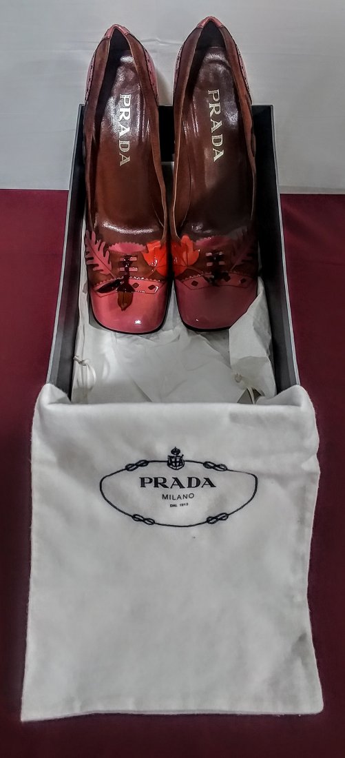 Prada funky fall Leaf heels size 36: Prada funky fall Leaf heels size 36