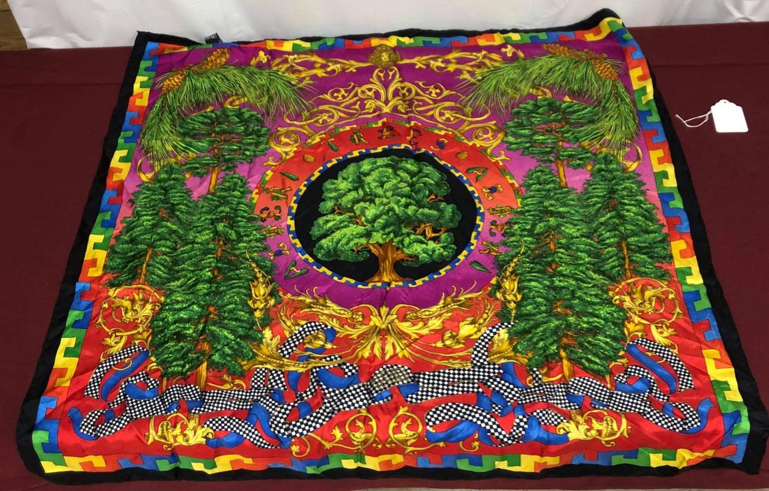 Versace multi colored scarf: Versace multi colored scarf