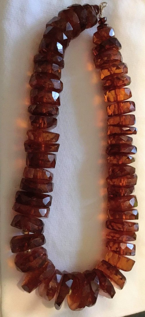 Large Amber colored stones with 14kt gold clasp: Large Amber colored stones with 14kt gold clasp