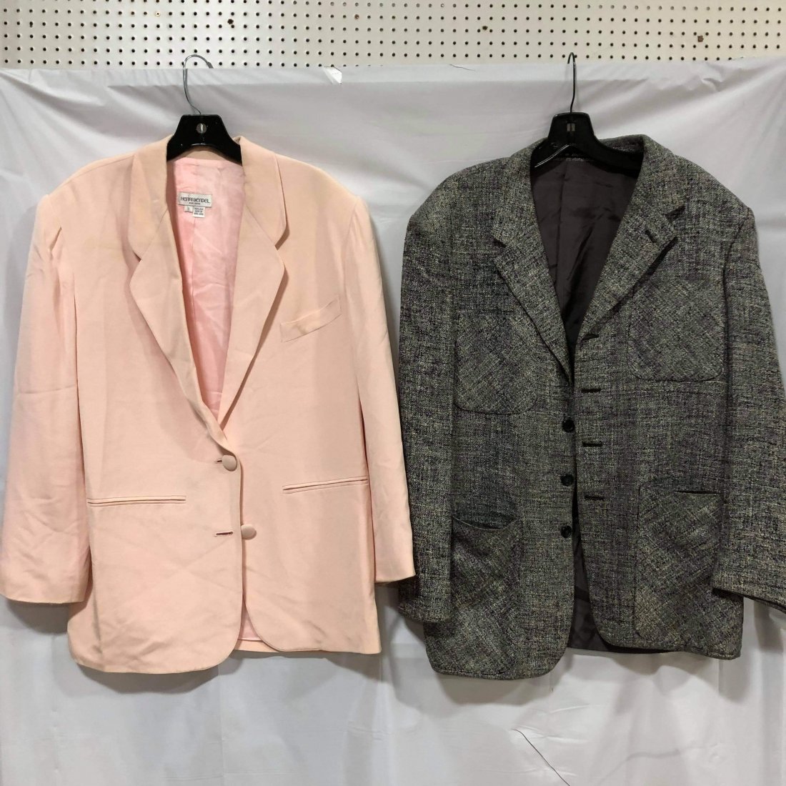Paul Smith black / white Blazer Henri Handel pink suit: Paul Smith black and white Blazer size unknown Henri Bendel size 6 100% silk pink Blazer