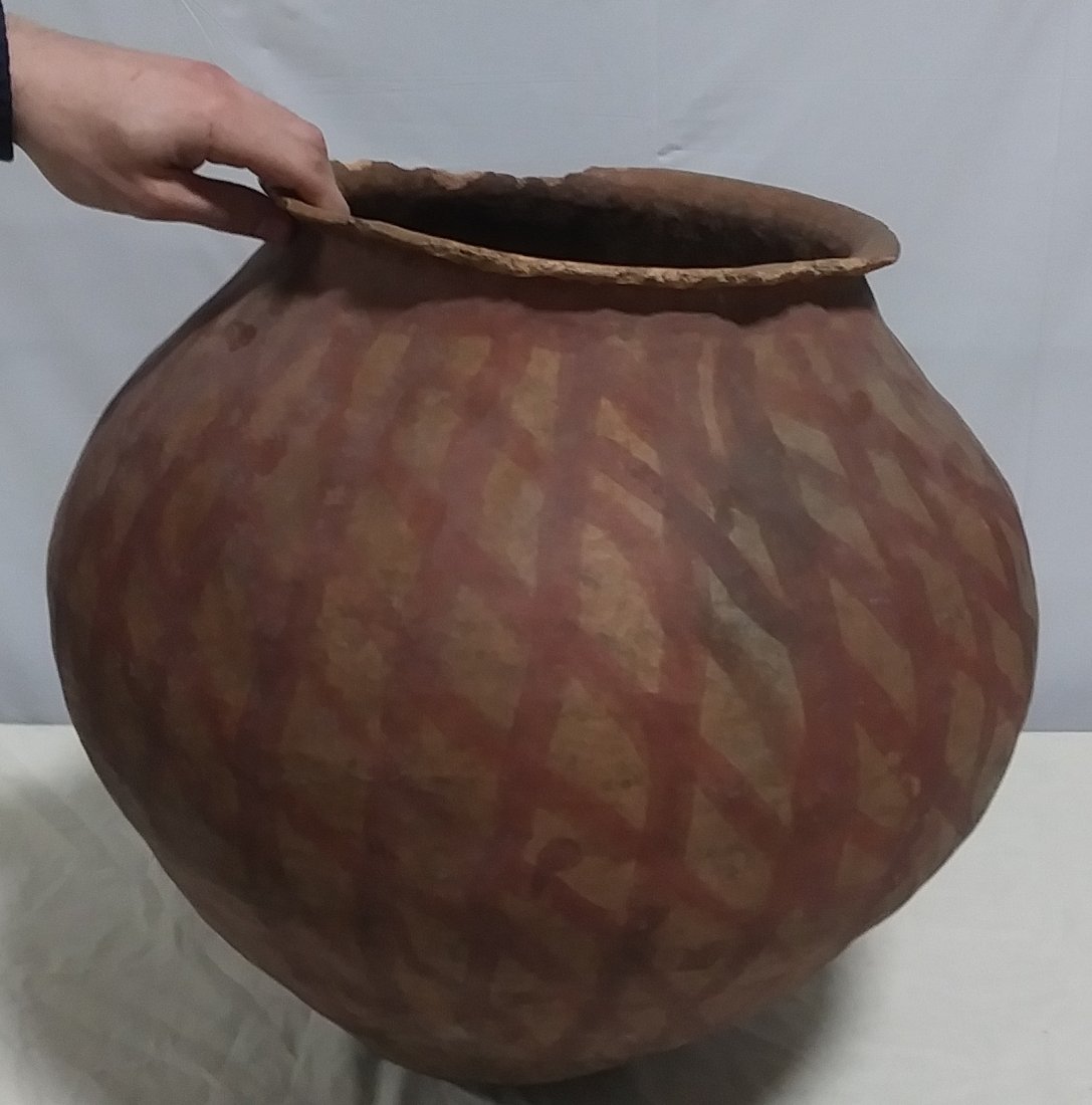 Monumental sized Native American Clay Pot (1 of 5)