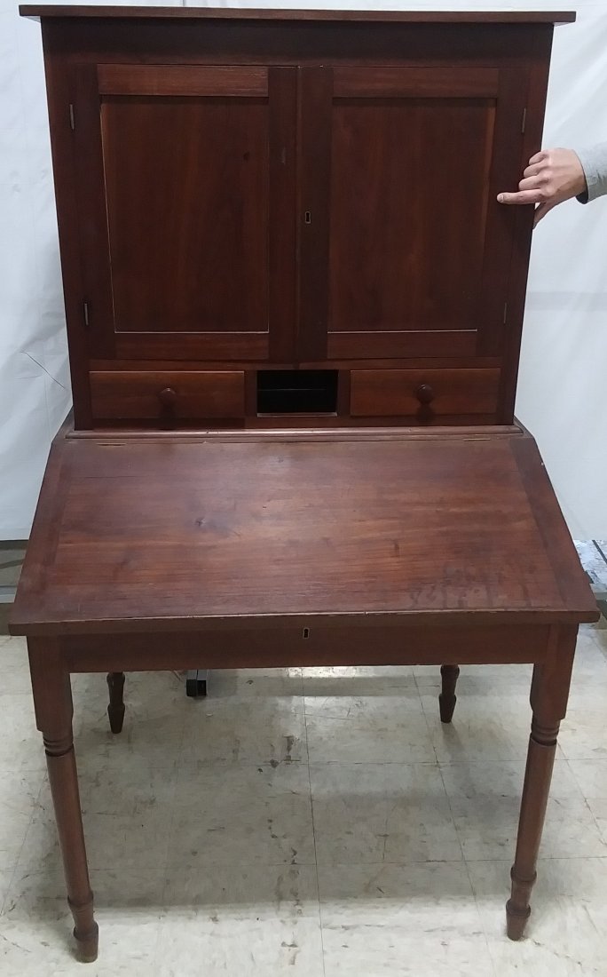 Cherry circa 1840's school masters desk (1 of 5)