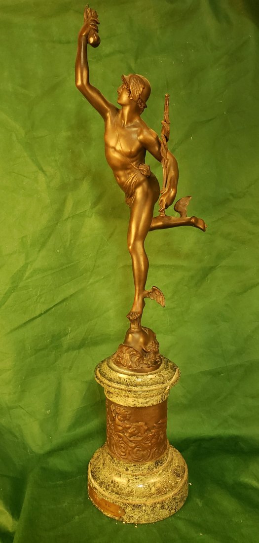 Bronze Statue of Mercury  29.5in (1 of 4)