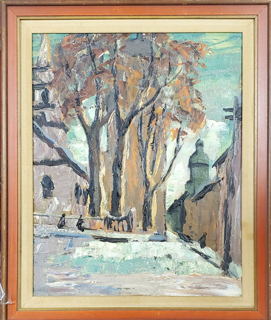 Albert Rousseau  Oil on panel 16" X 20" (1 of 4)