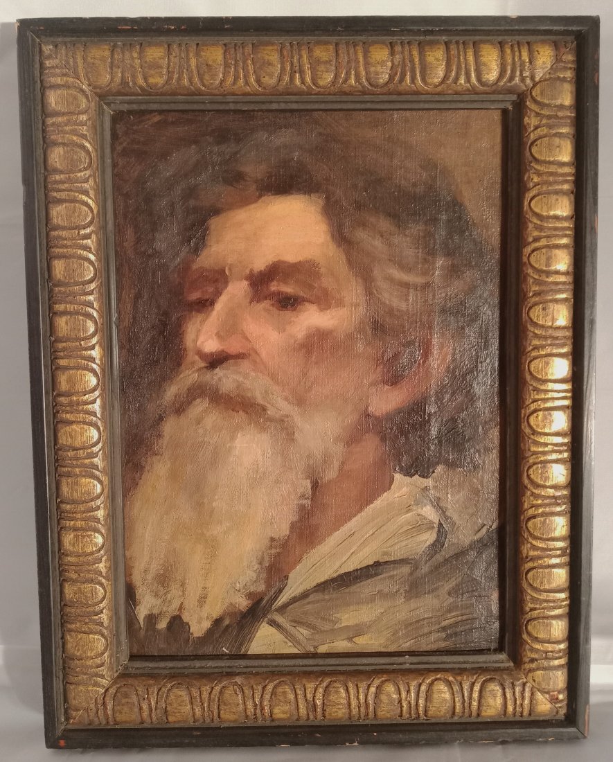 Mary Archibald Paris "The Doctor" Oil on Board 1910 (1 of 4)