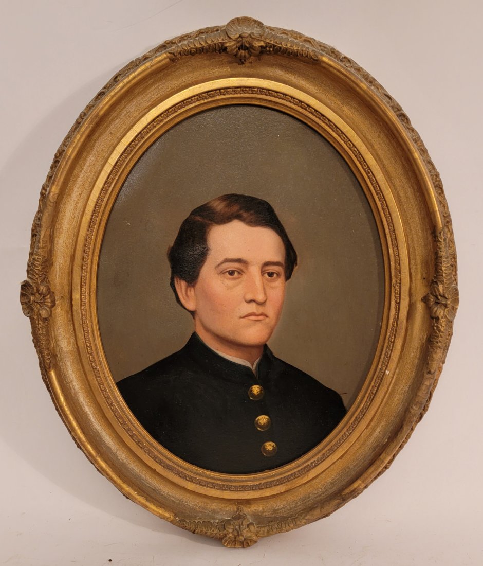 Original oil on Board of man unknown artist (1 of 4)