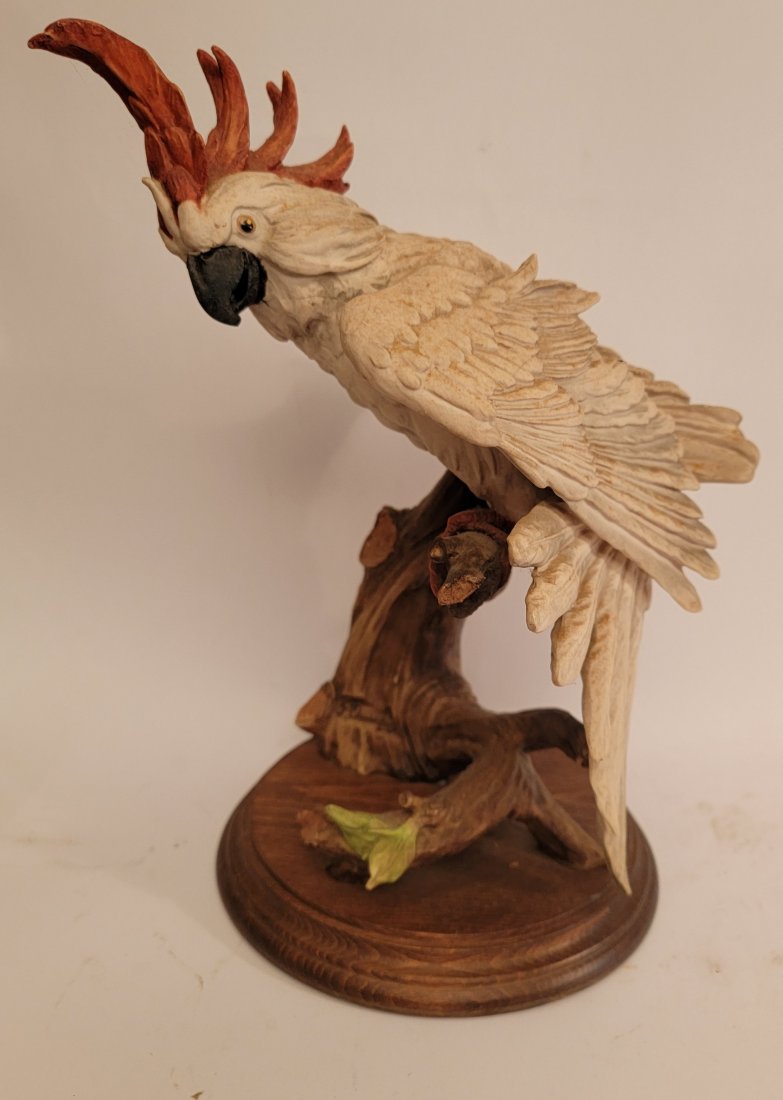 Capidimonte GIUSEPPE ARMANI SIGNED Cockatoo Bird (1 of 9)