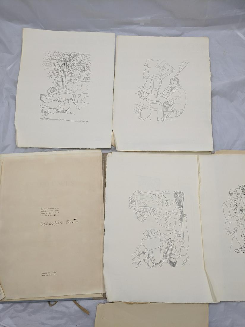 Gregorio Prieto (Spanish, 1897â€“1992), portfolio of: Gregorio Prieto (Spanish, 1897â€“1992), portfolio of lithographs, signed within the plate