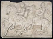 Parthenon frieze (Elgin Marbles), reconstituted marble,