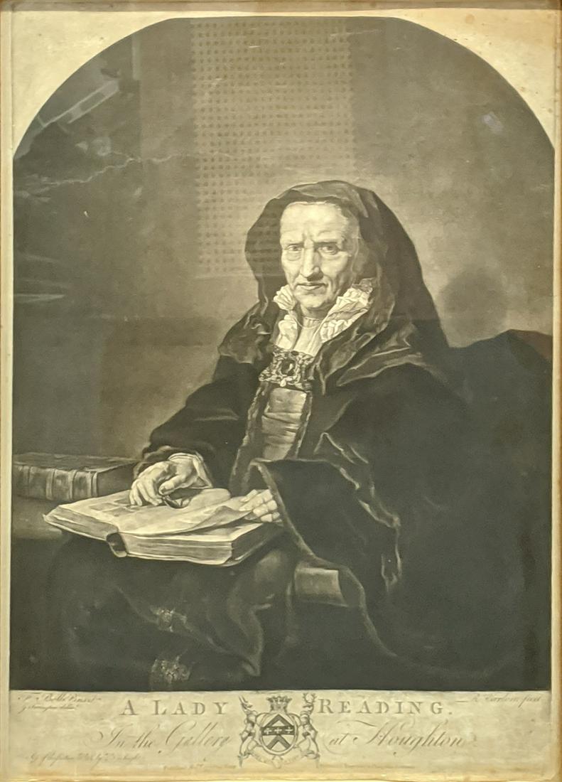 Richard Earlom (1743-1822) After Ferdinand Boll drawn: Richard Earlom (1743-1822) After Ferdinand Boll drawn by George Farington, 1775, mezzotint, published by John Boydell of London, H.46cm W.31cm