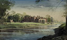 Rowland Hilder (1905-1993), Charlecote, Warwickshire, watercolour, ink and bodycolour, signed lower