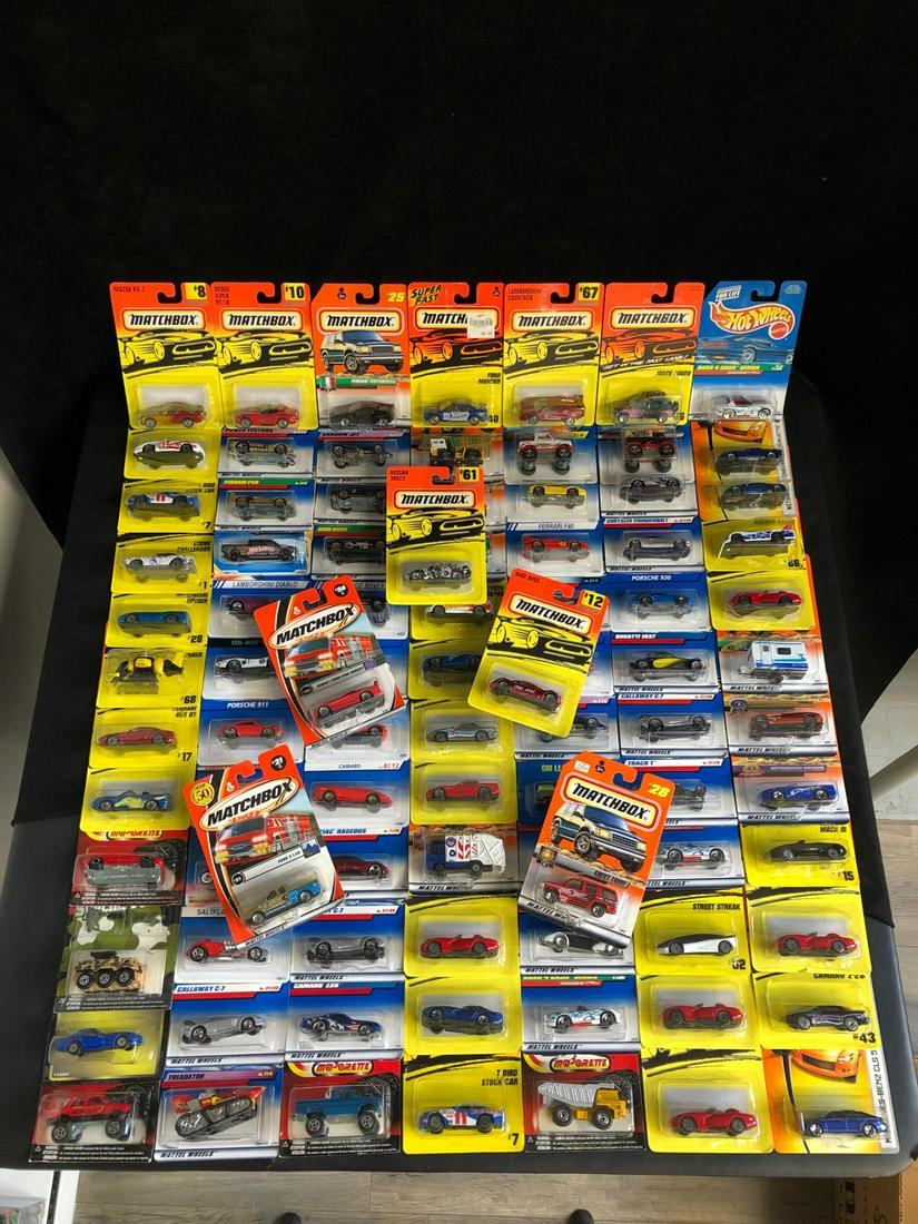 matchbox and hot wheels