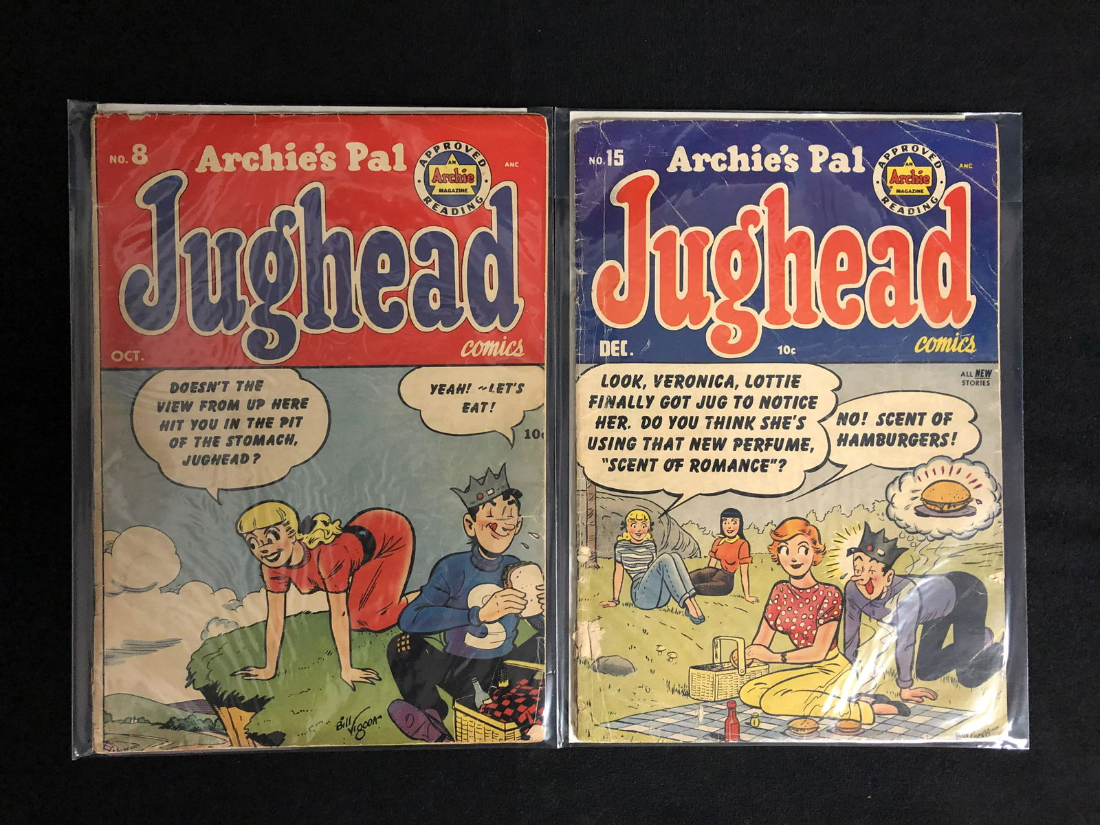 VINTAGE ARCHIE'S PAL JUGHEAD COMIC BOOK LOT #8, #15 (1 of 1)
