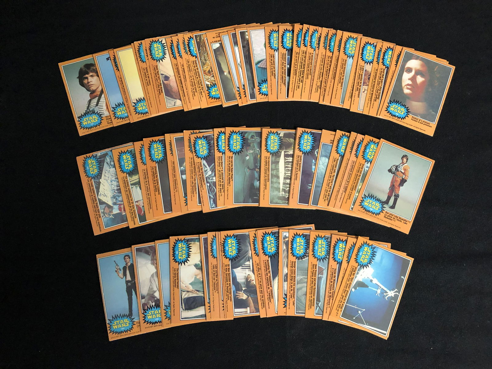 VINTAGE 1977 STAR WARS TRADING CARDS (85 CARDS) (1 of 1)