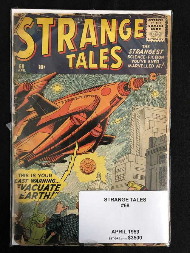 STRANGE TALES #68 (MARVEL COMICS) 1959 (1 of 1)