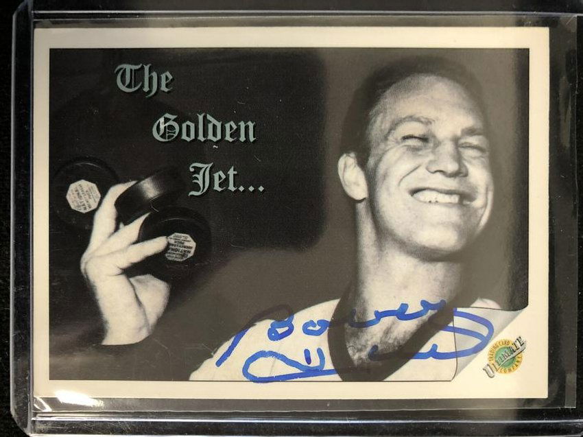 BOBBY HULL SIGNED ULTIMATE HOCKEY TRADING CARD (1 of 1)