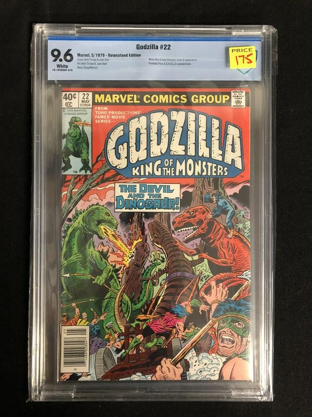 GODZILLA #22 (MARVEL COMICS) 1979 *GRADED 9.6* (1 of 1)