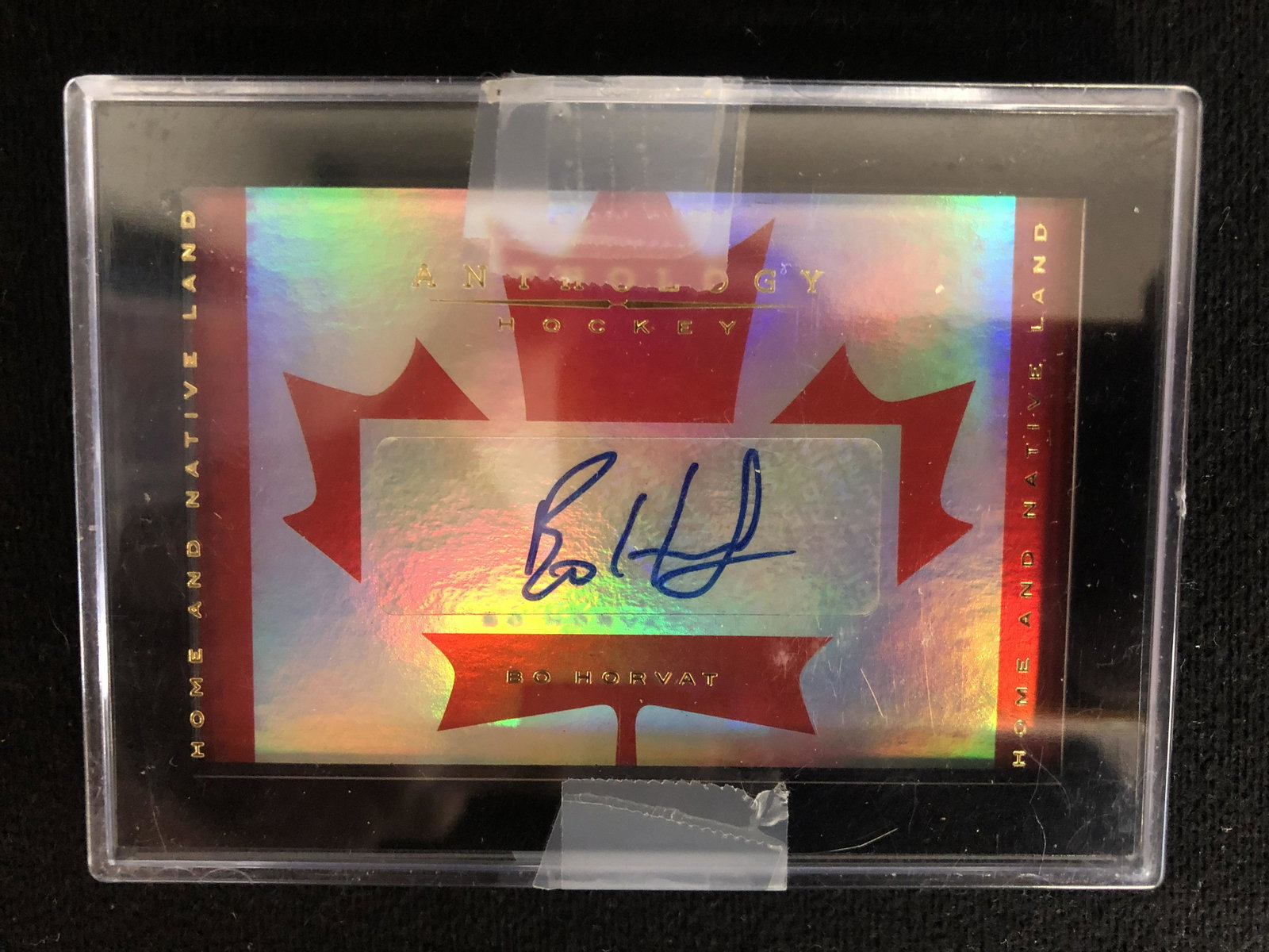 #HNL-4 BO HORVAT SIGNED HOCKEY CARD: #HNL-4 BO HORVAT SIGNED HOCKEY CARD