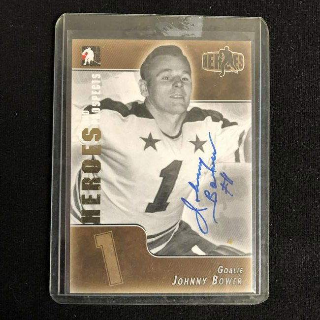 JOHNNY BOWER SIGNED ITG HEROES AND PROSPECTS HOCKEY CAR (1 of 1)