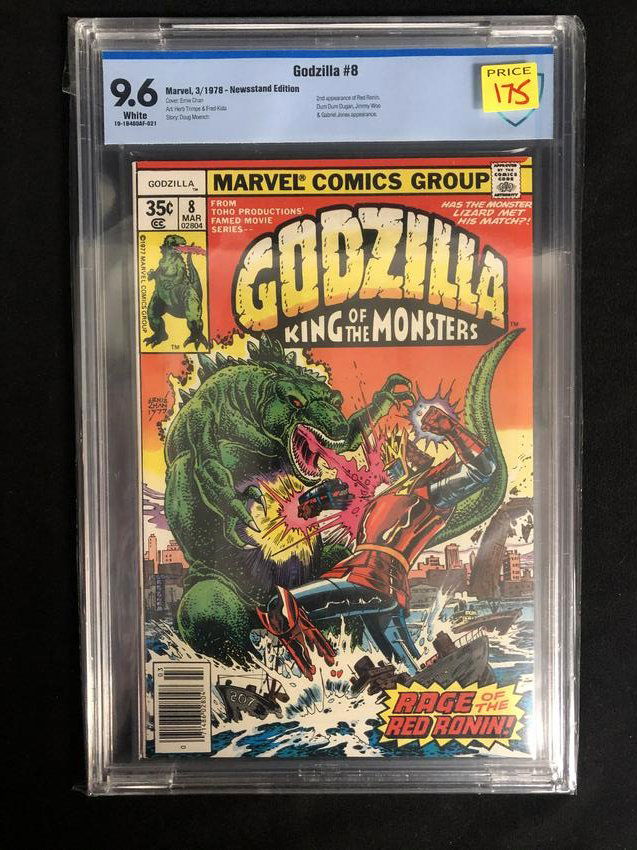 GODZILLA #8 (MARVEL COMICS) 1978 *GRADED 9.6* (1 of 1)