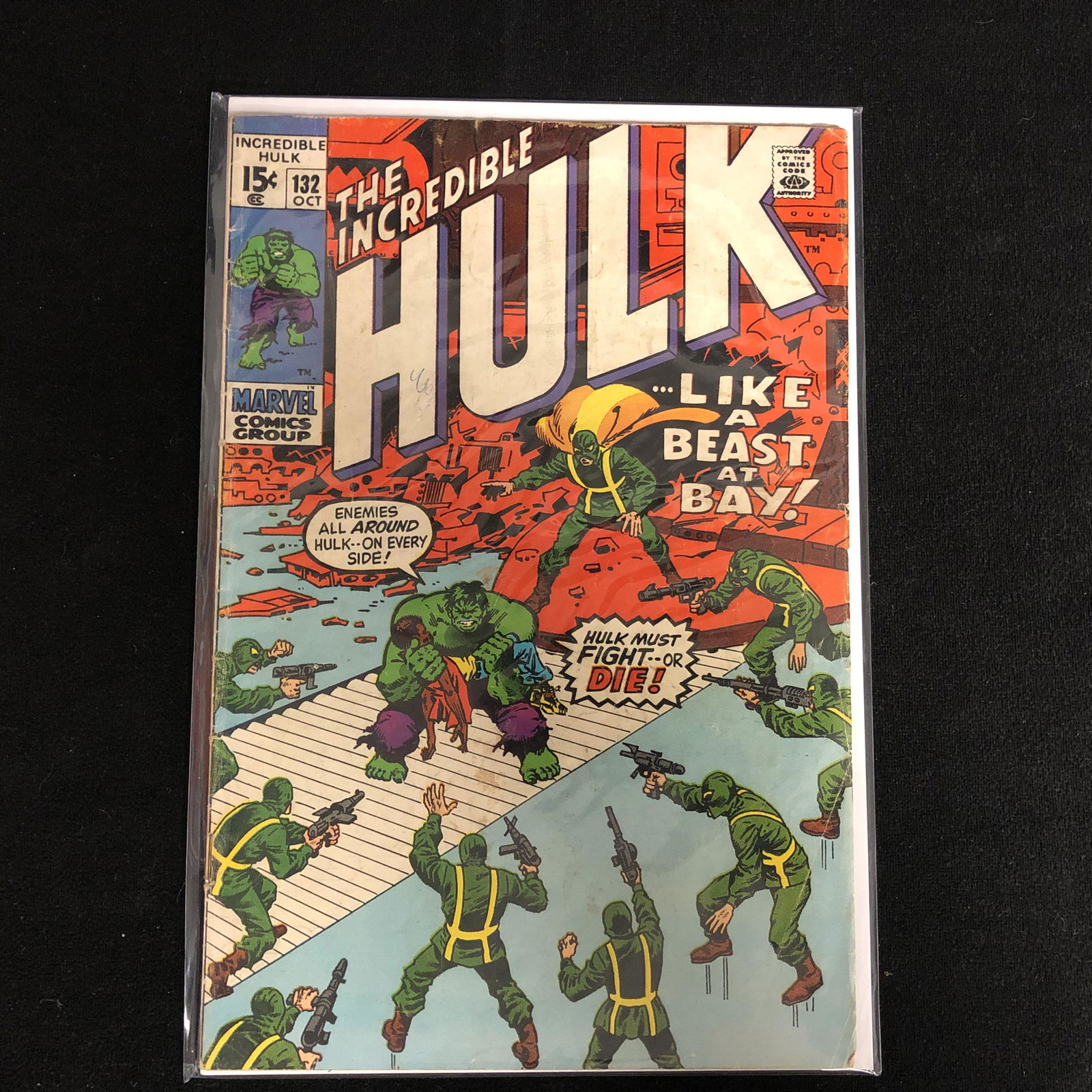 THE INCREDIBLE HULK #132 (MARVEL COMICS) (1 of 1)
