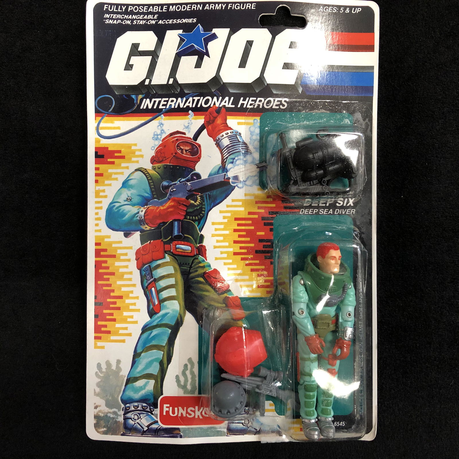 FUNSKOOL RUSSIAN CARD BACK GI JOE ACTION FIGURE DEEP (1 of 2)