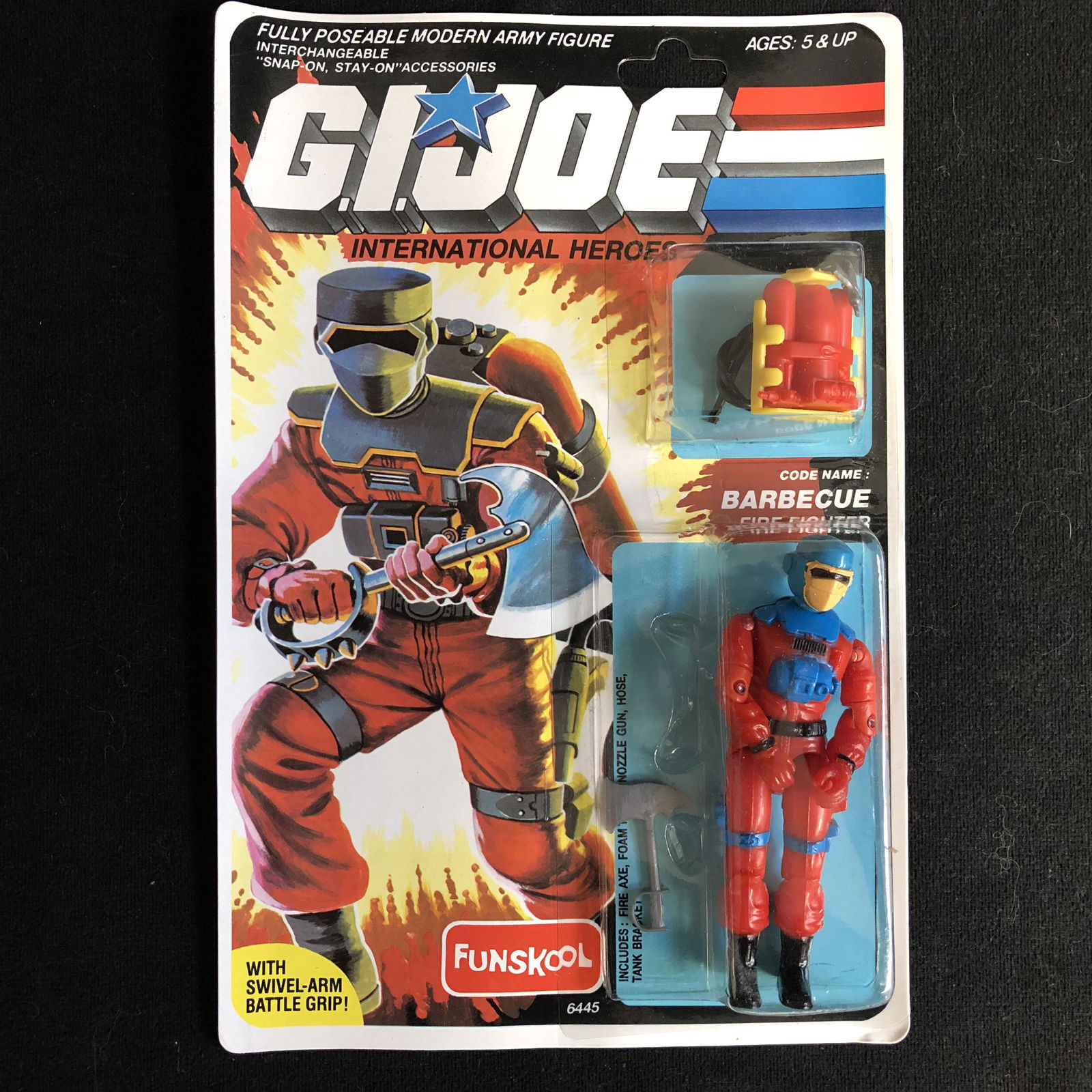 FUNSKOOL RUSSIAN CARD BACK GI JOE ACTION FIGURE (1 of 2)