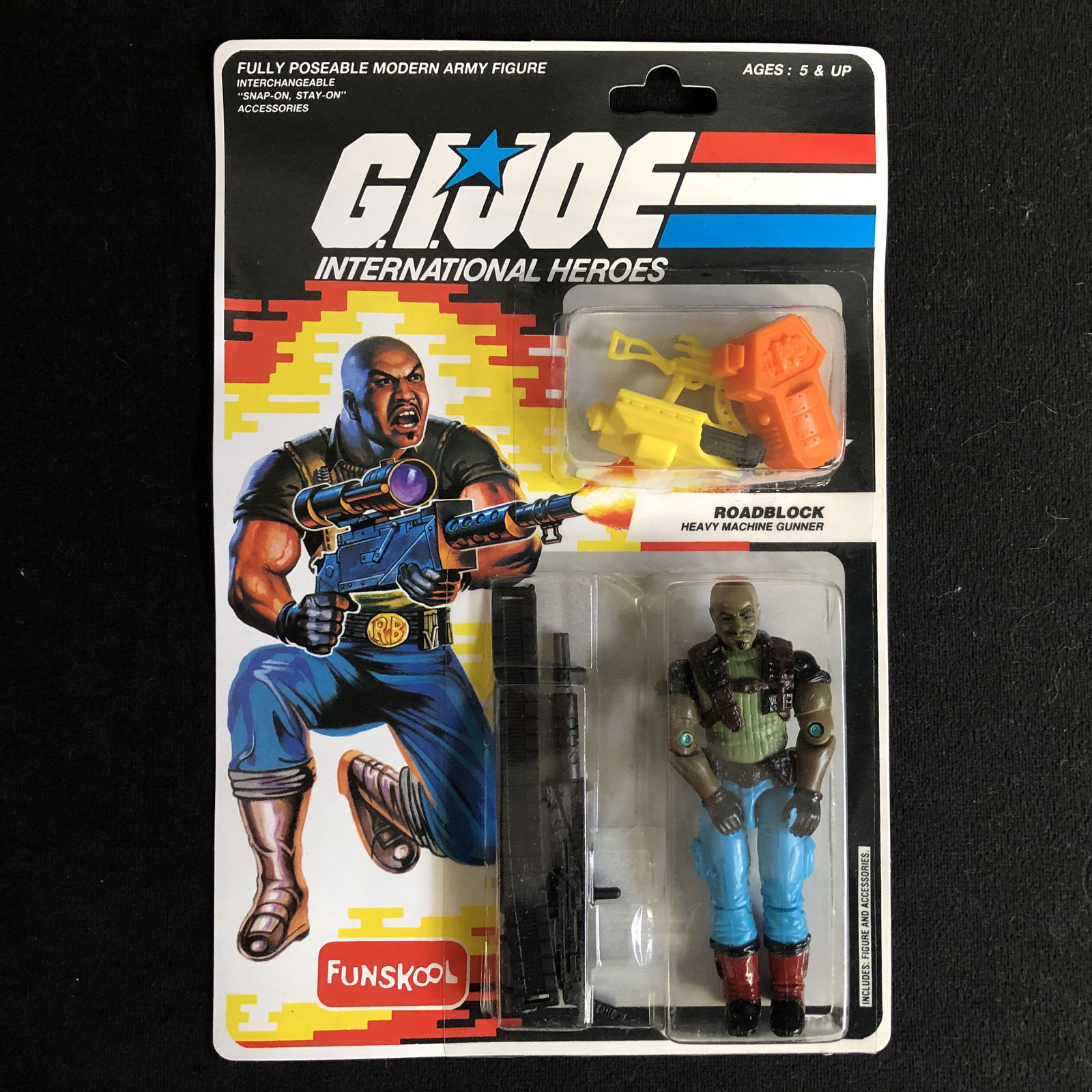 FUNSKOOL RUSSIAN CARD BACK GI JOE ACTION FIGURE (1 of 2)