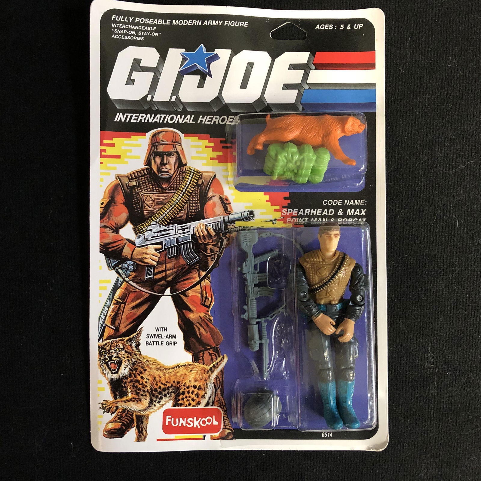 FUNSKOOL RUSSIAN CARD BACK GI JOE ACTION FIGURE (1 of 2)