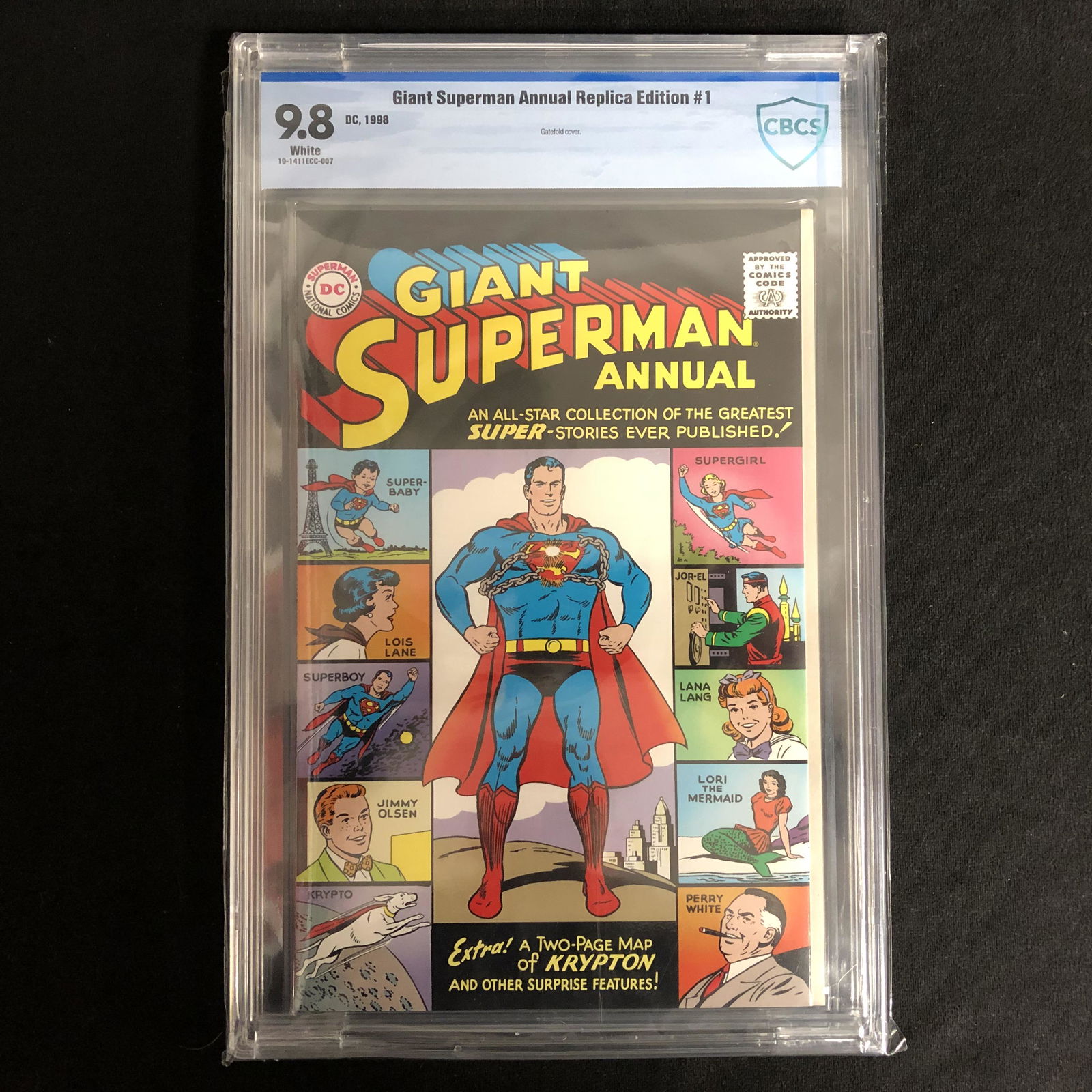 GIANT SUPERMAN ANNUAL #1 (DC COMICS) 1998 *GRADED 9.8* (1 of 2)