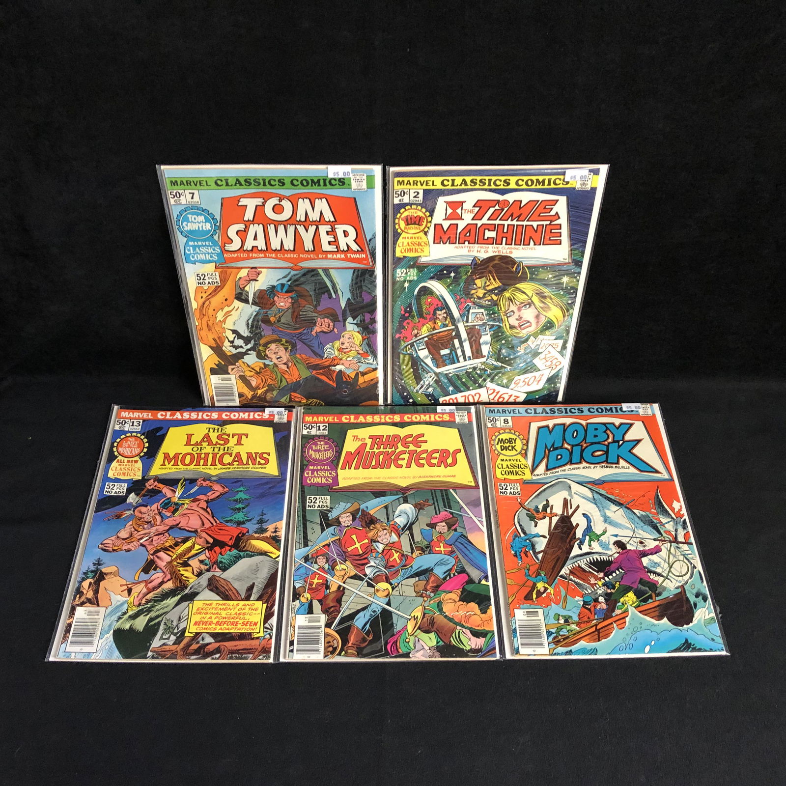 MARVEL CLASSICS COMICS BOOK LOT (TOM SAWYER, MOBY: MARVEL CLASSICS COMICS BOOK LOT (TOM SAWYER, MOBY DICK...)
