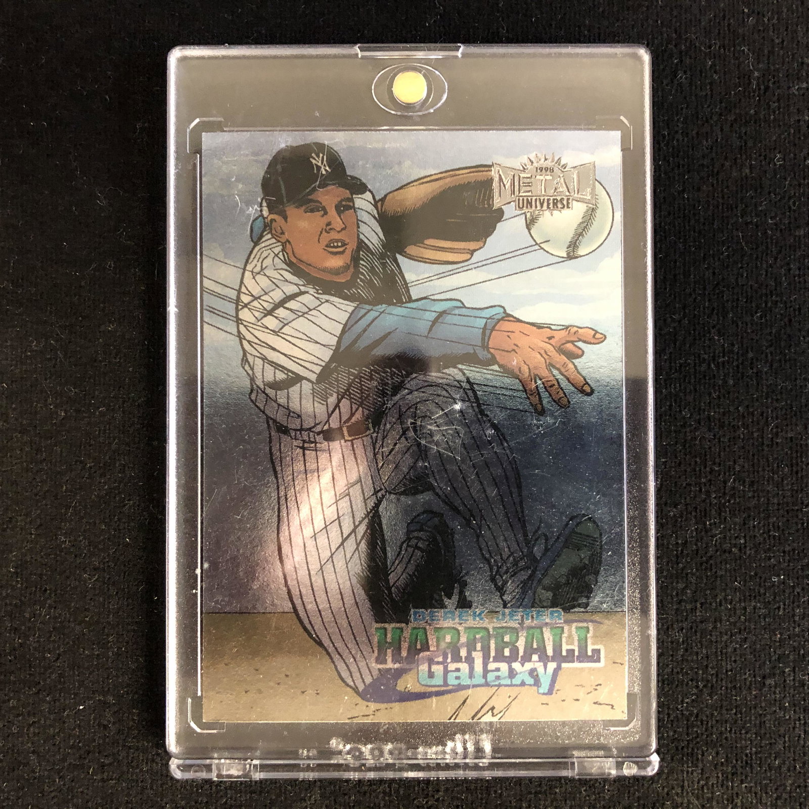 1998 Fleer Hardball Galaxy Metal #208 DEREK JETER: 1998 Fleer Hardball Galaxy Metal #208 DEREK JETER