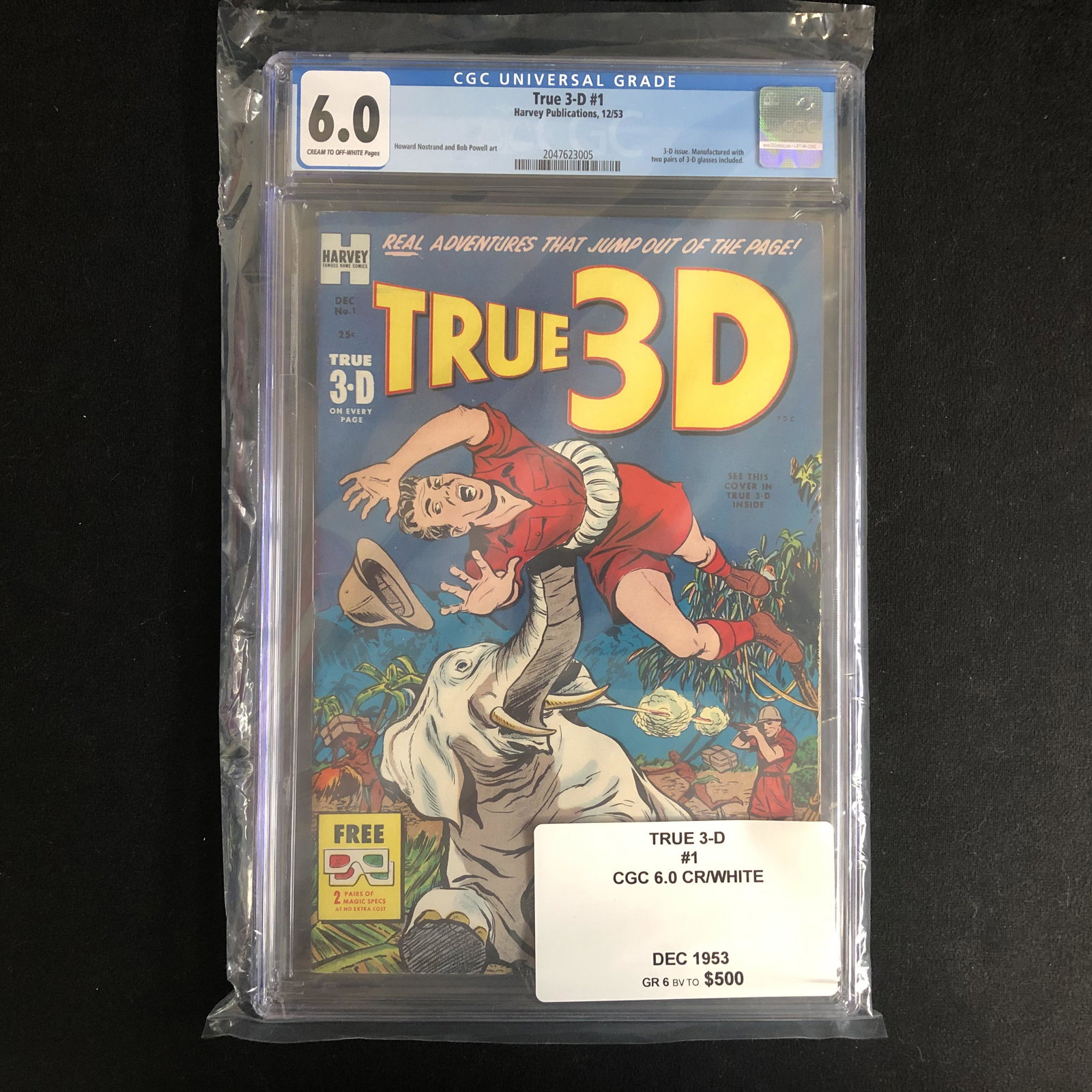 TRUE 3-D #1 (HARVEY COMICS) 1953: TRUE 3-D #1 (HARVEY COMICS) 1953