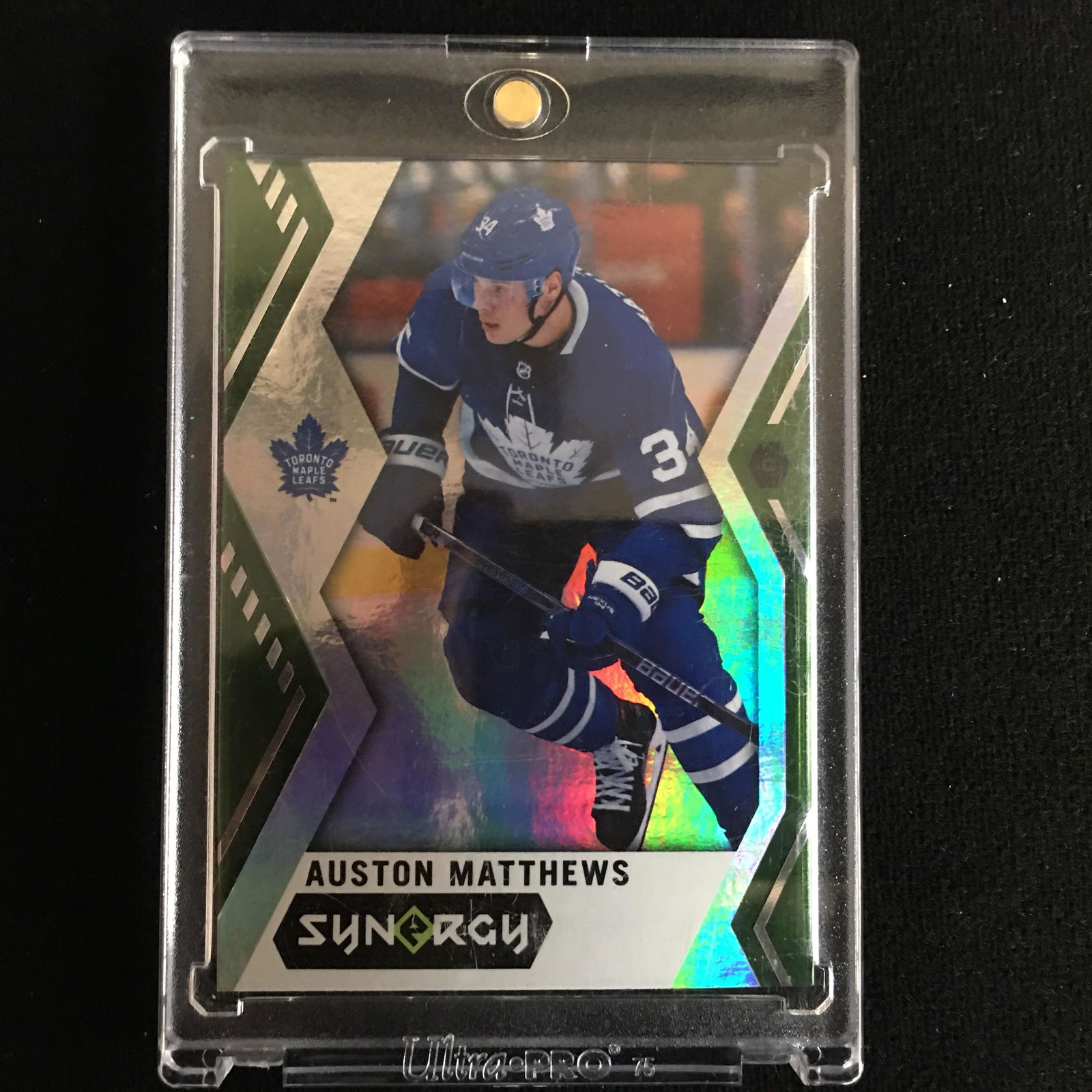 2017-18 UPPER DECK SYNERGY NO. 30 AUSTON MATTHEWS (1 of 2)