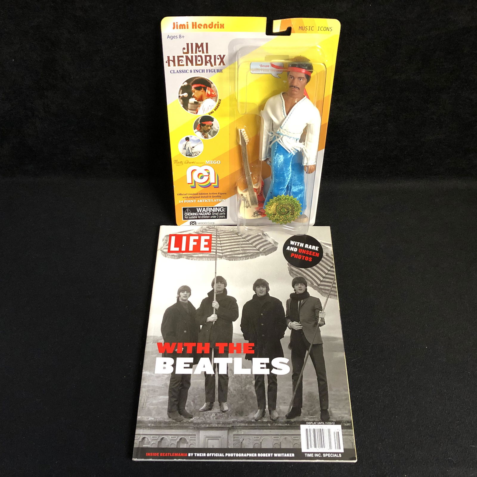 JIMI HENDRIX 6" CLASSIC FIGURE/ LIFE MAGAZINE "BEATLES (1 of 1)