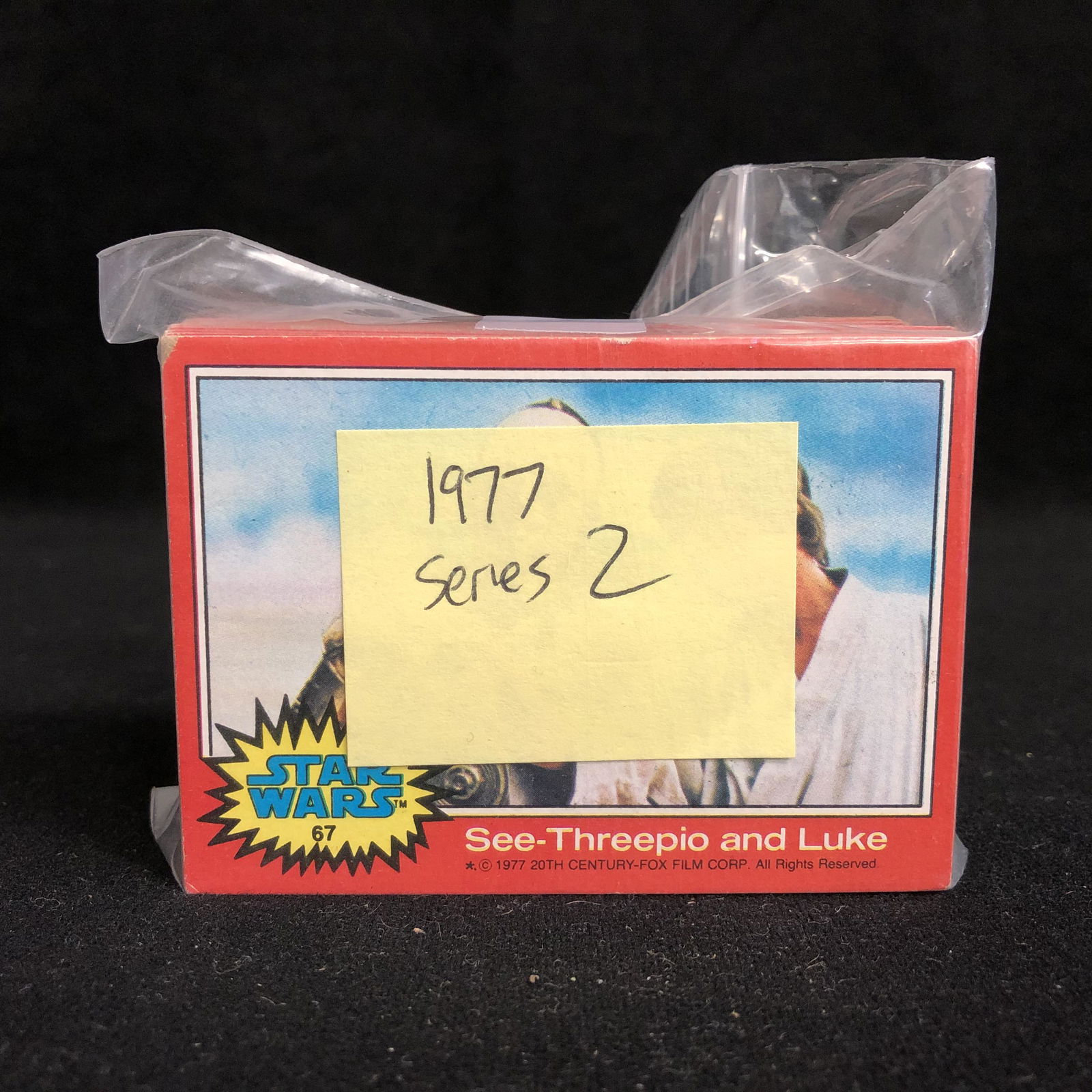 1977 SERIES 2 STAR WARS TRADING CARDS (1 of 2)