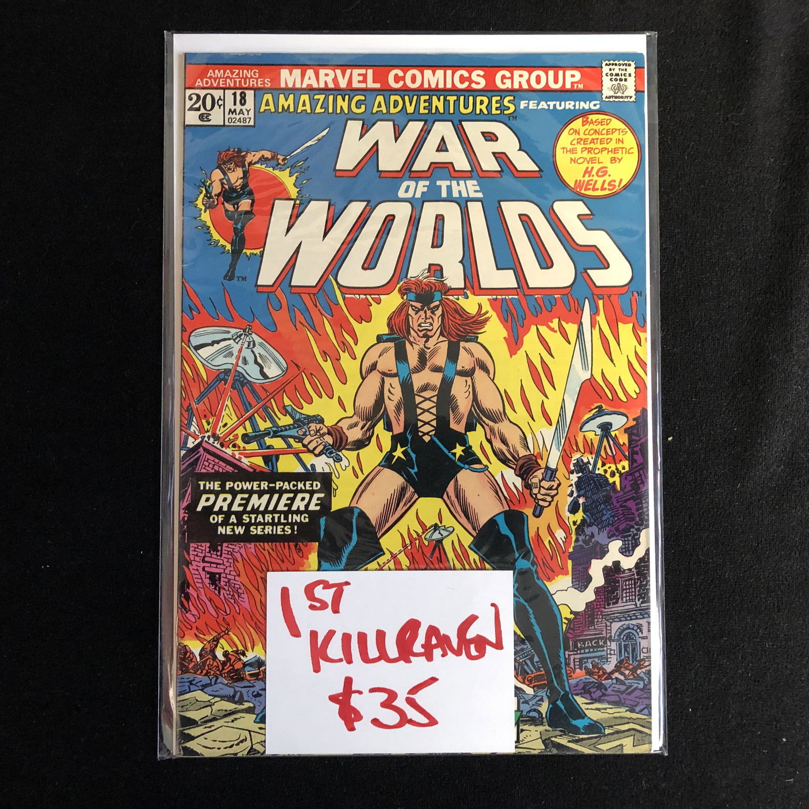 WAR OF THE WORLDS #18 (MARVEL COMICS) (1 of 1)