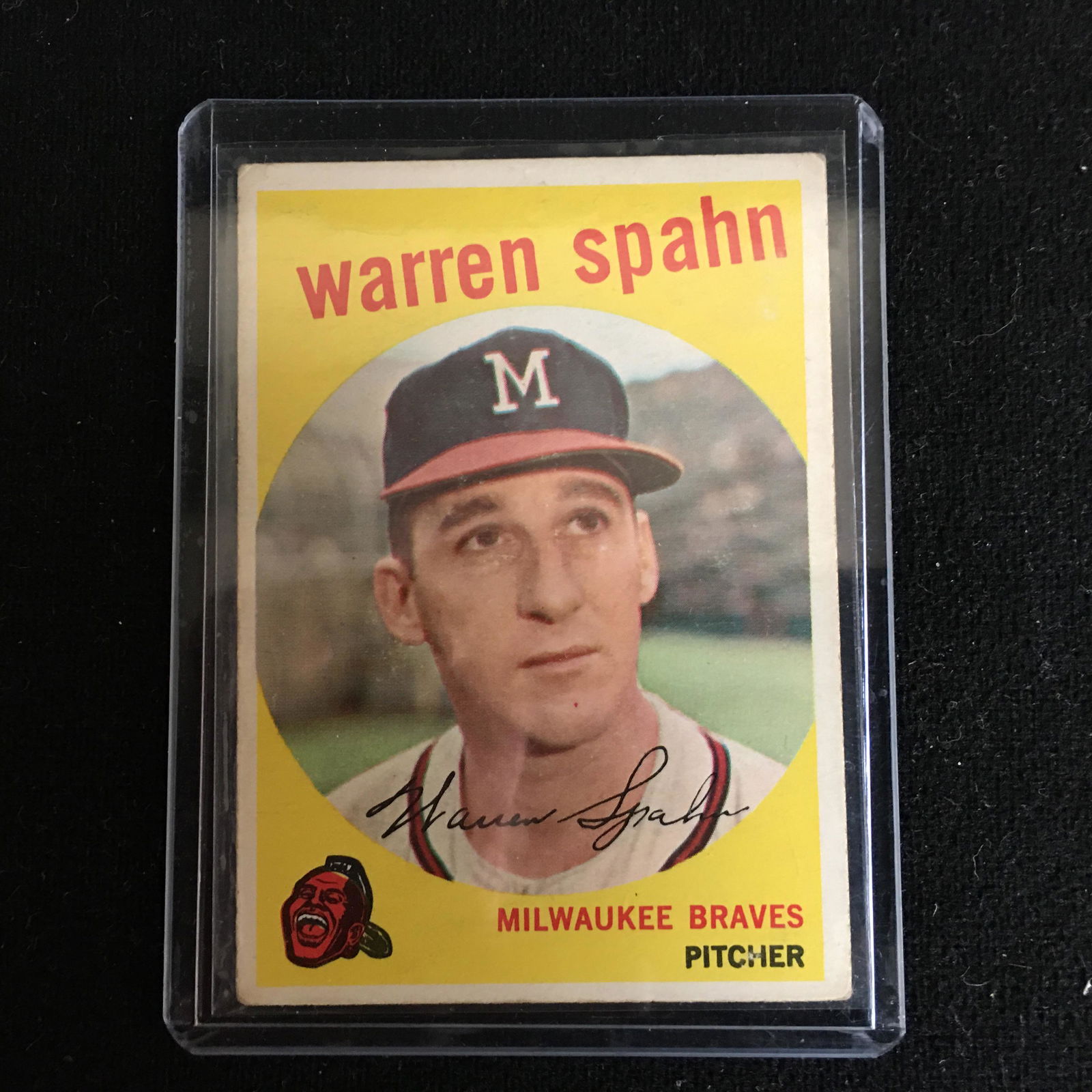 1959 TOPPS #40 WARREN SPAHN (1 of 2)