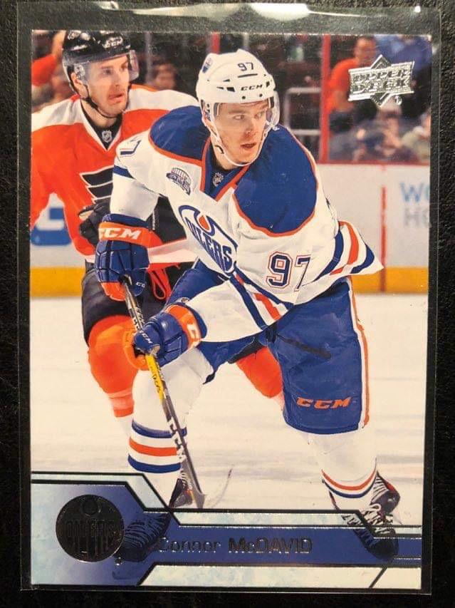 2016-17 UPPER DECK #75 CONNOR McDAVID (1 of 2)