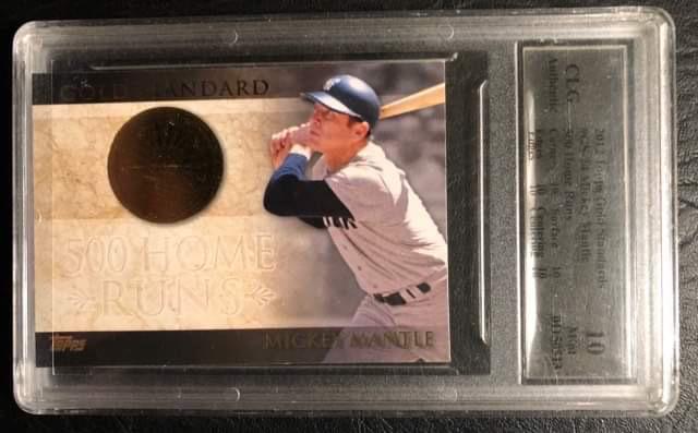 2012 TOPPS #GS-24 MICKEY MANTLE (MINT 10) (1 of 1)