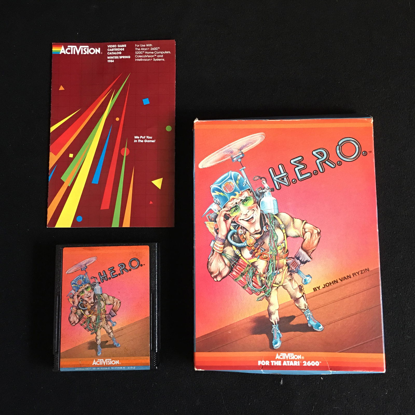 H.E.R.O ACTIVISION FOR THE ATARI 2600 VIDEO GAME (1 of 1)
