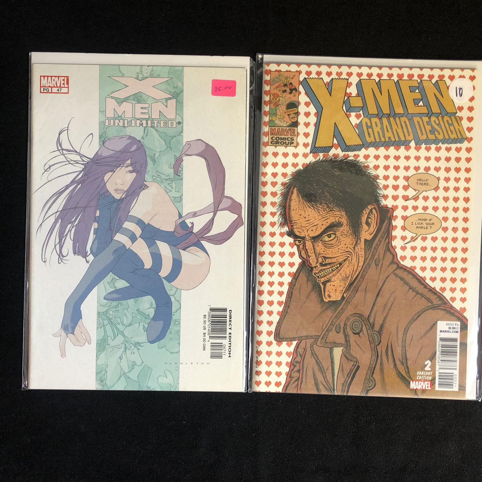 MARVEL COMICS BOOK LOT (X-MEN #47/ X-MEN GRAND DESIGN) (1 of 1)